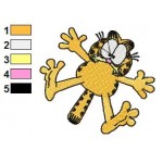 Garfield 43 Embroidery Design